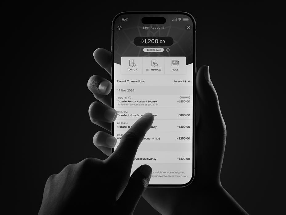 Cashless Play Digital Wallet