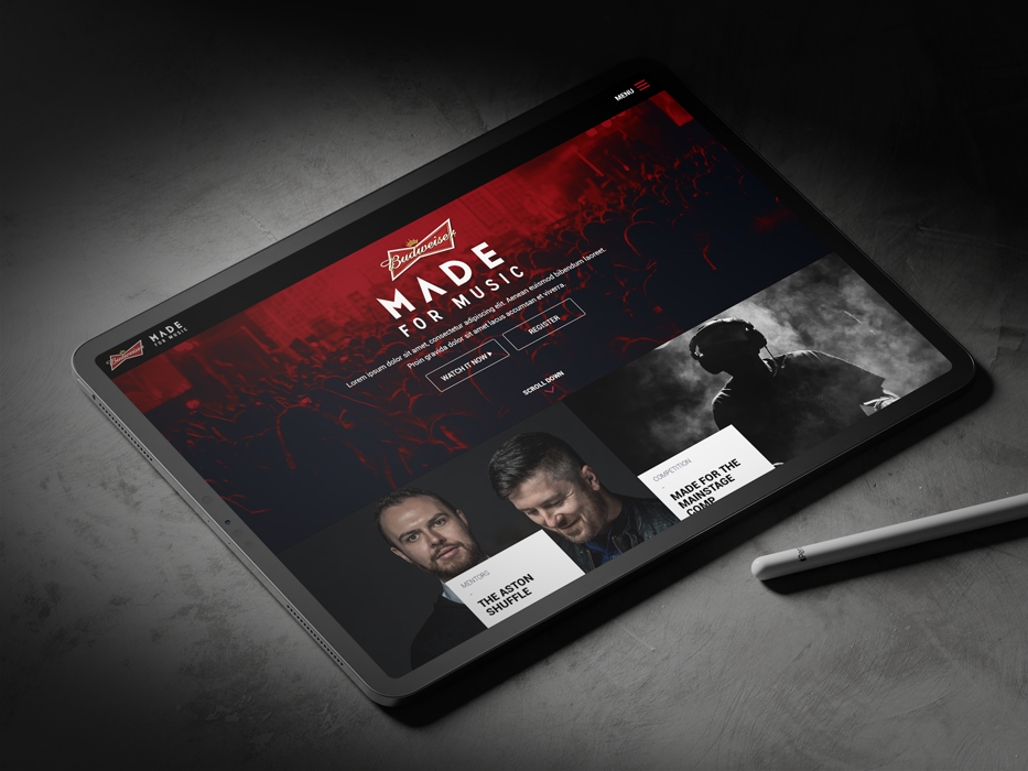 Budweiser Campaign Microsite