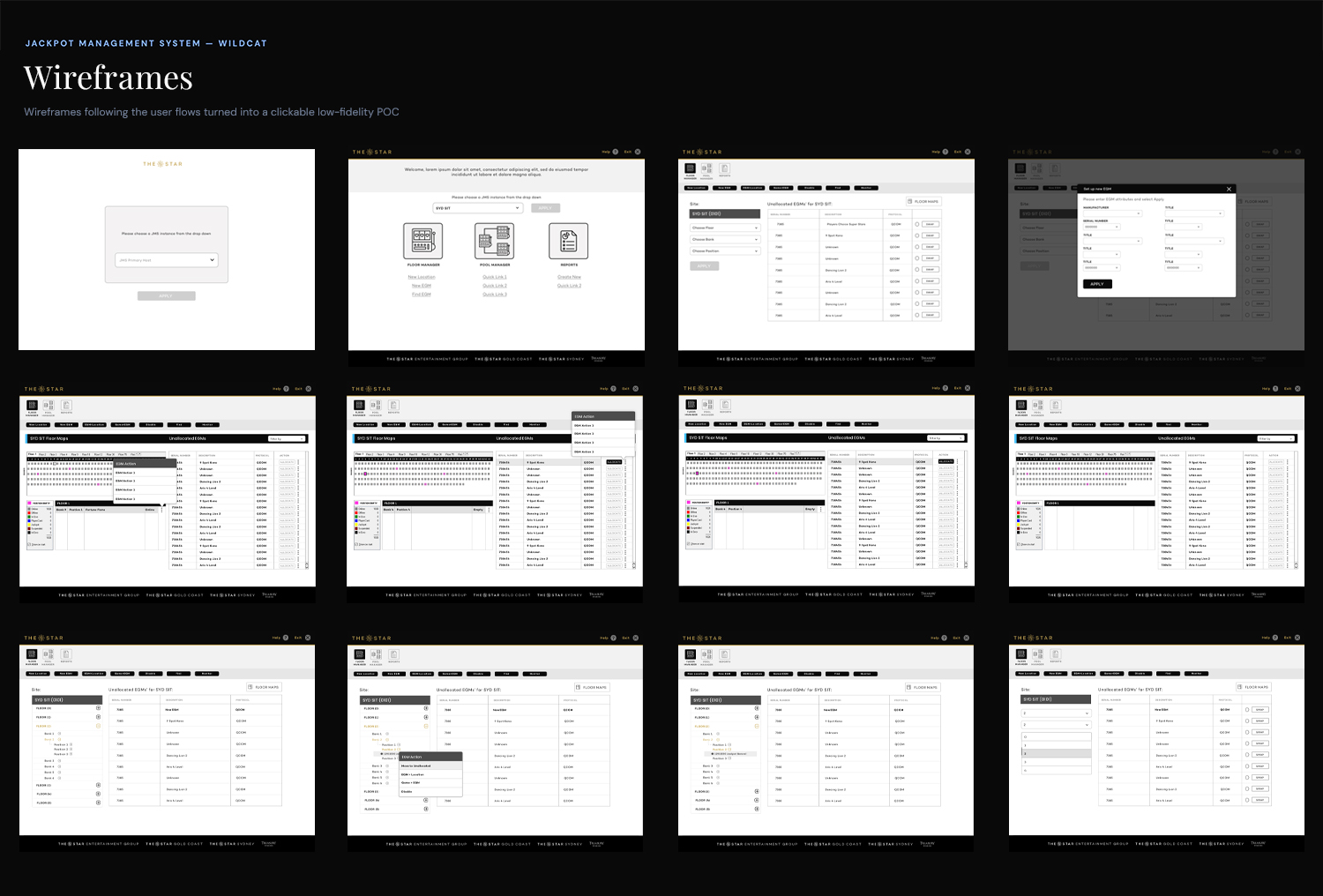 Wireframes
